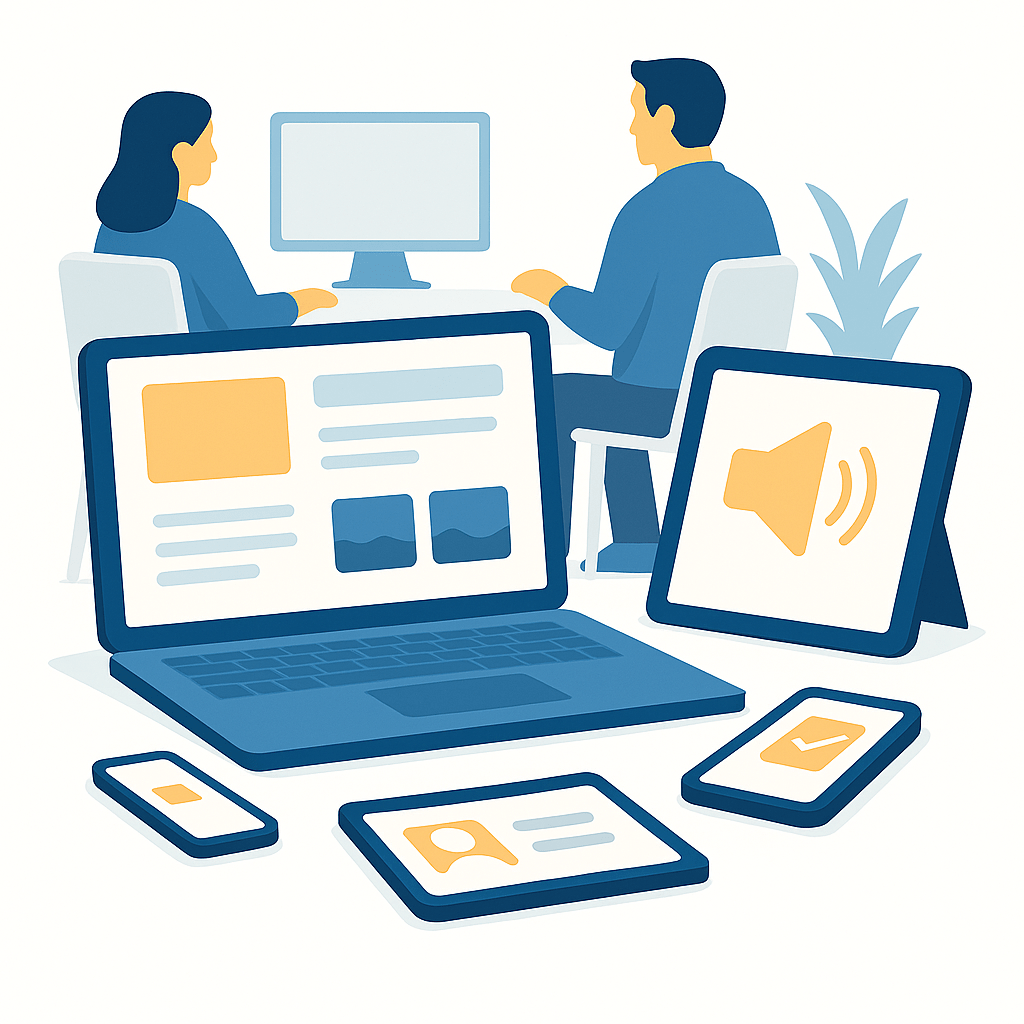 Barrierefreies-Webdesign - Wahrnehmbarkeit (Perceivable)