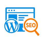 WordPress SEO blau orange transparent 150x150 1
