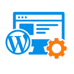 WordPress Wartung blau orange transparent 150x150 1